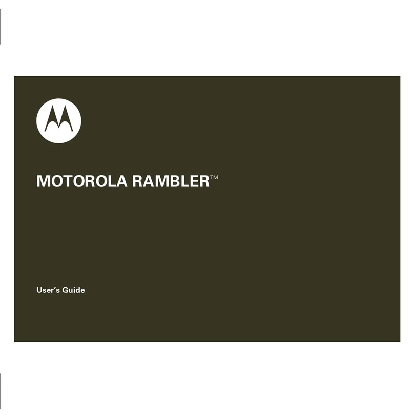 Motorola Rambler User manual