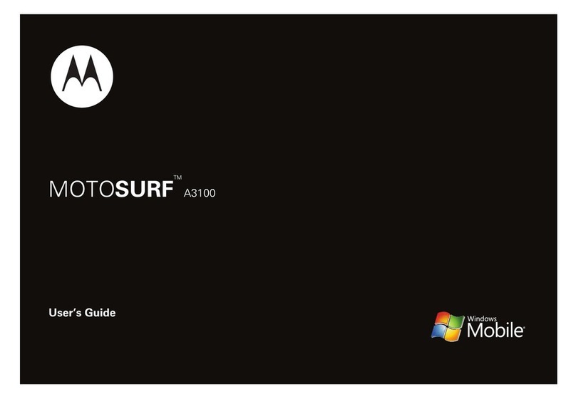 Motorola MOTOSURF A3100 User manual