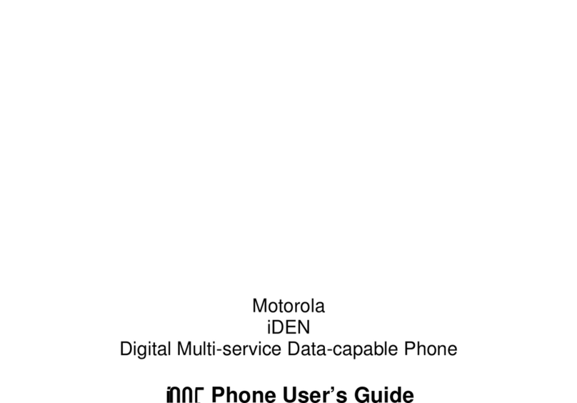 Motorola i205 - Cell Phone - iDEN User manual