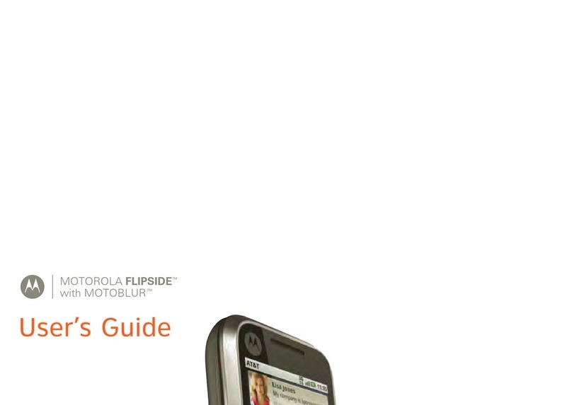 Motorola FLIPSIDE User manual Motorola FLIPSIDE User manual
