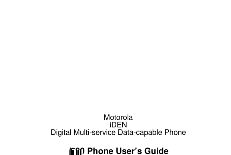 Motorola iDEN i580 user guide