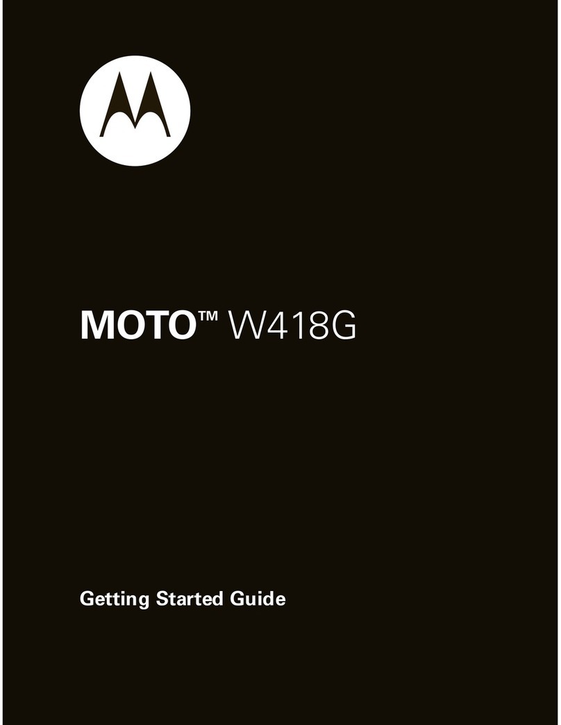 Motorola W418G User manual
