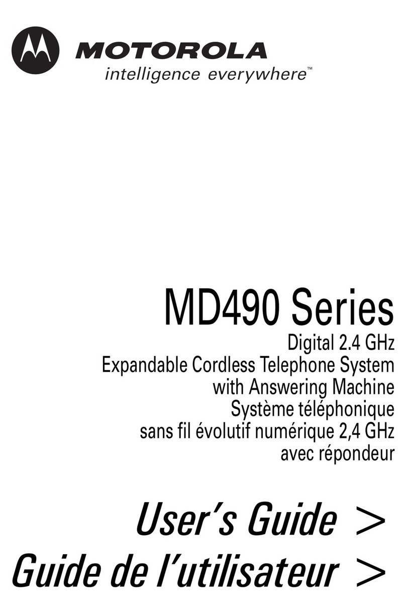 Motorola md491 User manual