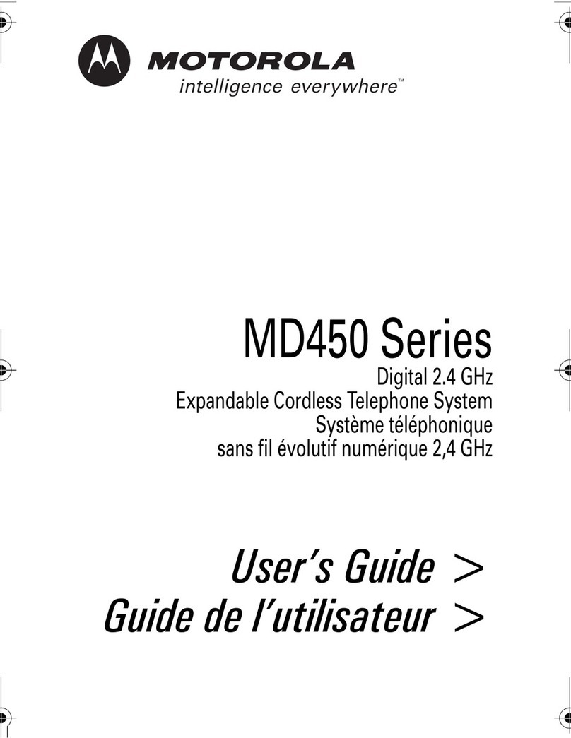 Motorola md451 User manual