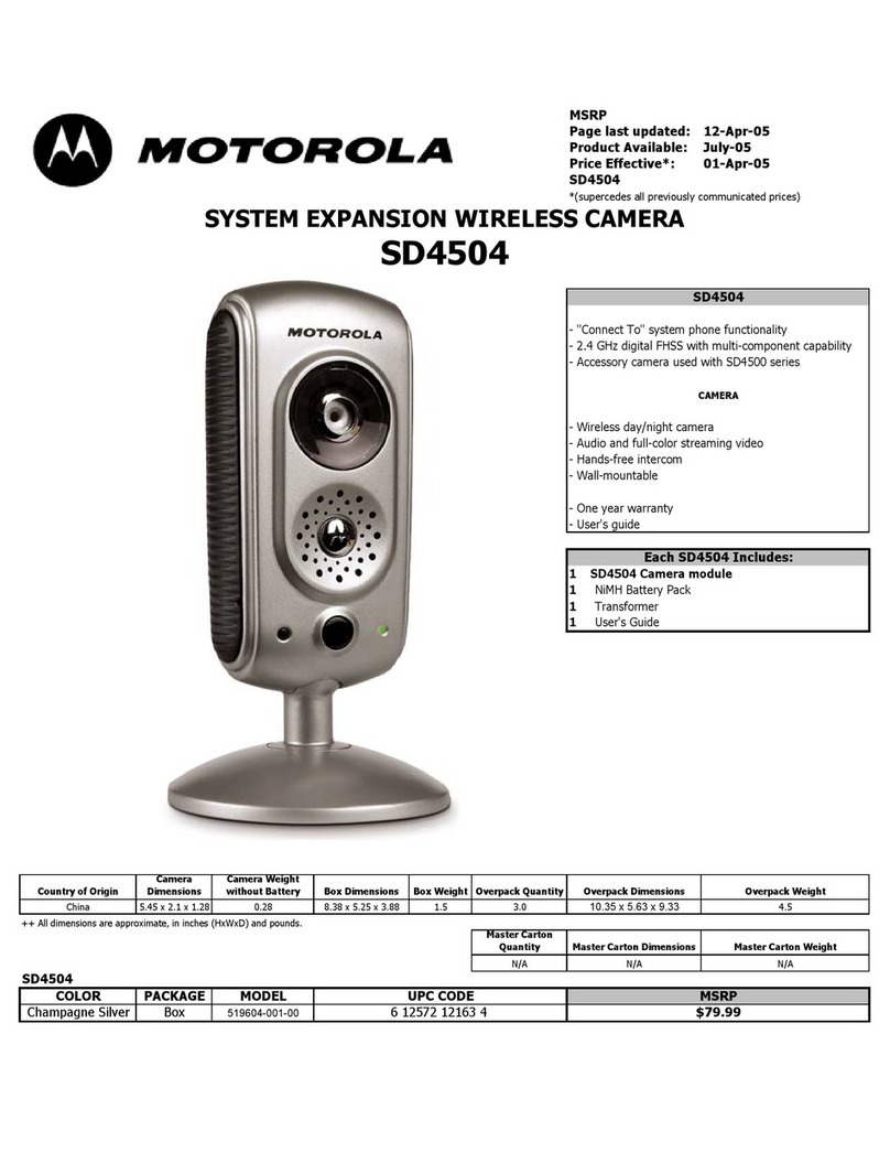 Motorola SD4504 Specifications