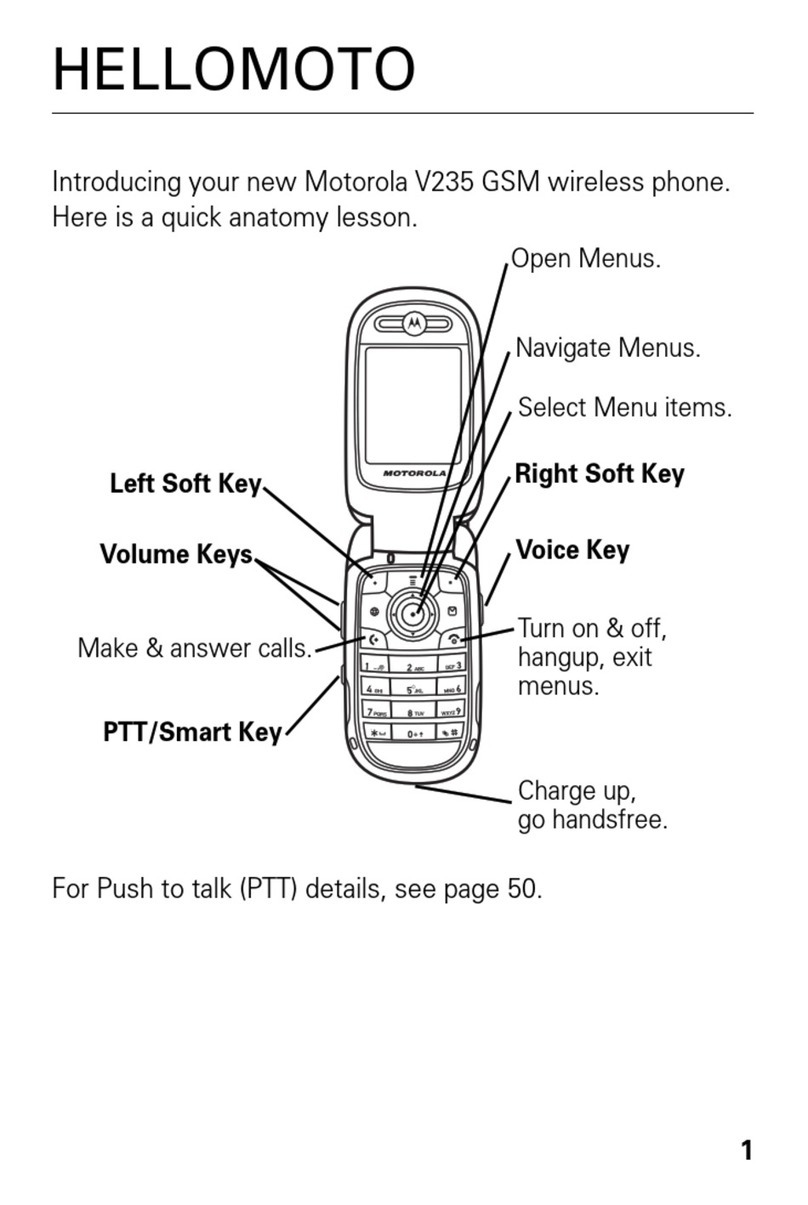 Motorola V235 User manual Motorola V235 User manual
