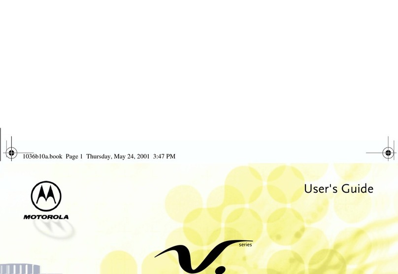Motorola V.100 User manual