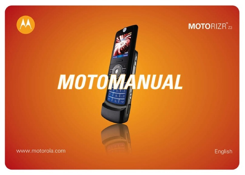 Motorola MOTORIZR Z3 User manual