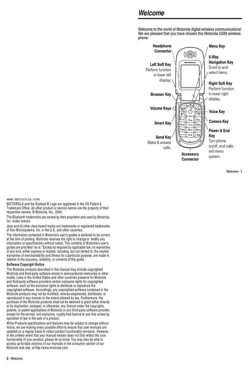 Motorola V635 User manual