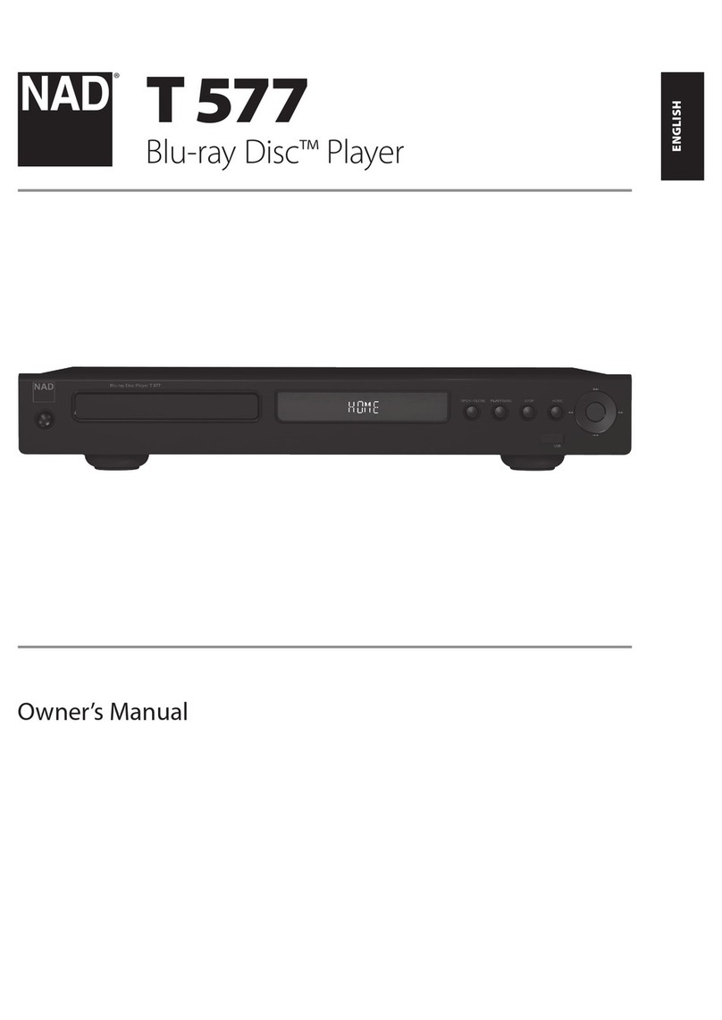 NAD T577 owner's manual
