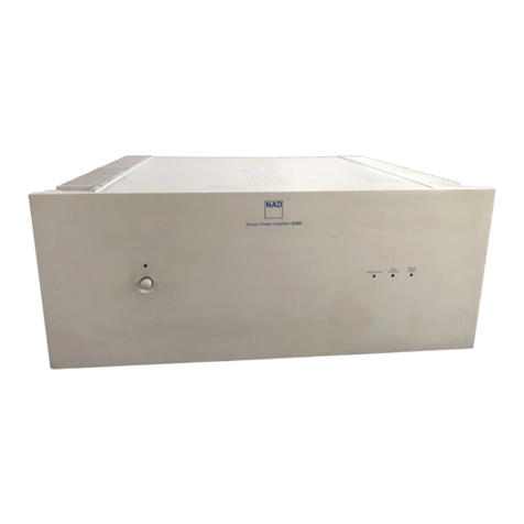 NAD S200 owner's manual