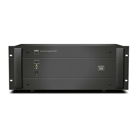 NAD 218 THX User manual