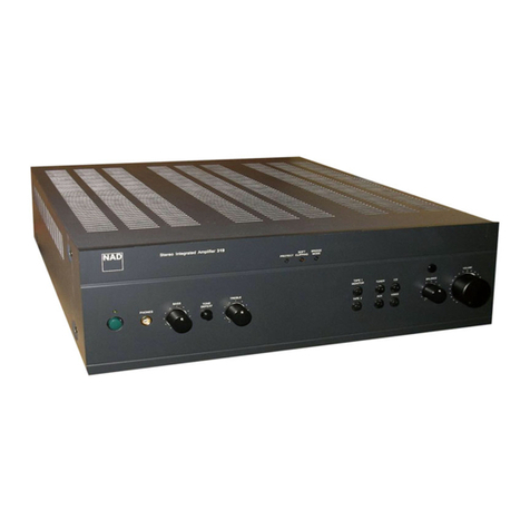 NAD 319 User manual