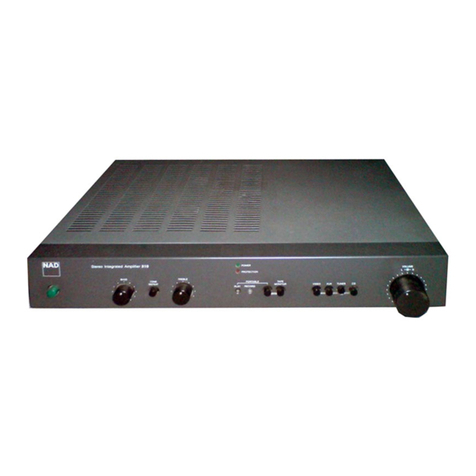 NAD 310 User manual