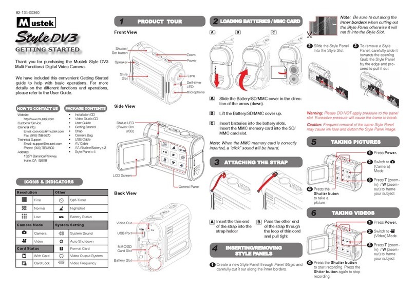 Mustek Style DV3 User manual