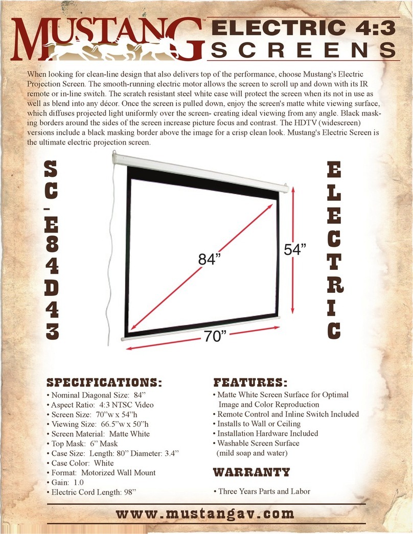 Mustang SC-E84D43 User manual