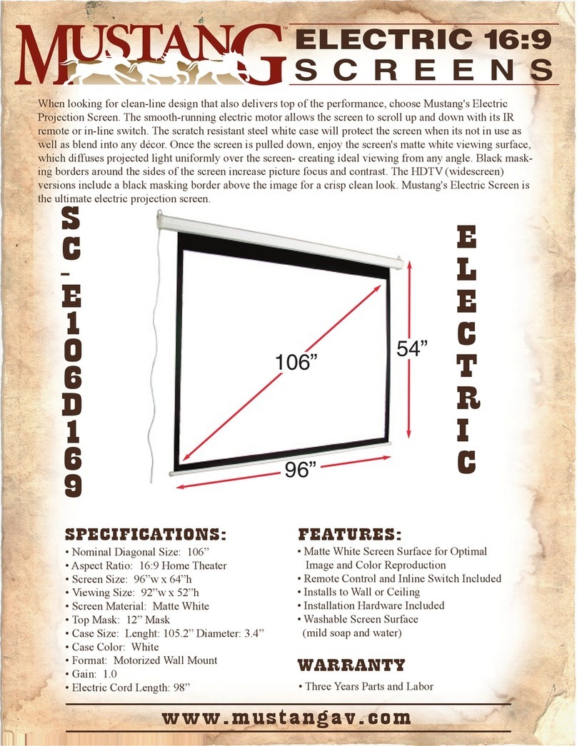 Mustang SC-E106D169 User manual