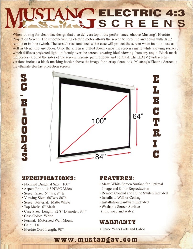 Mustang SC-E100D43 User manual