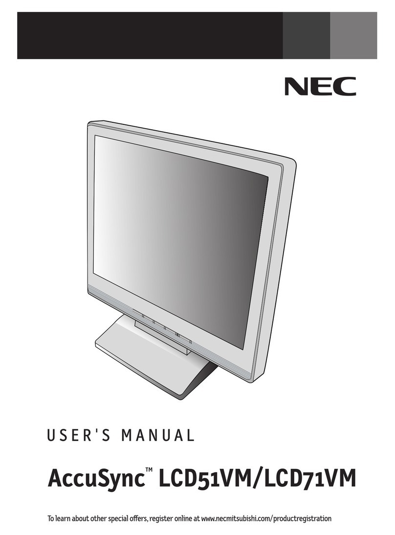 NEC AccuSync LCD51VM User manual