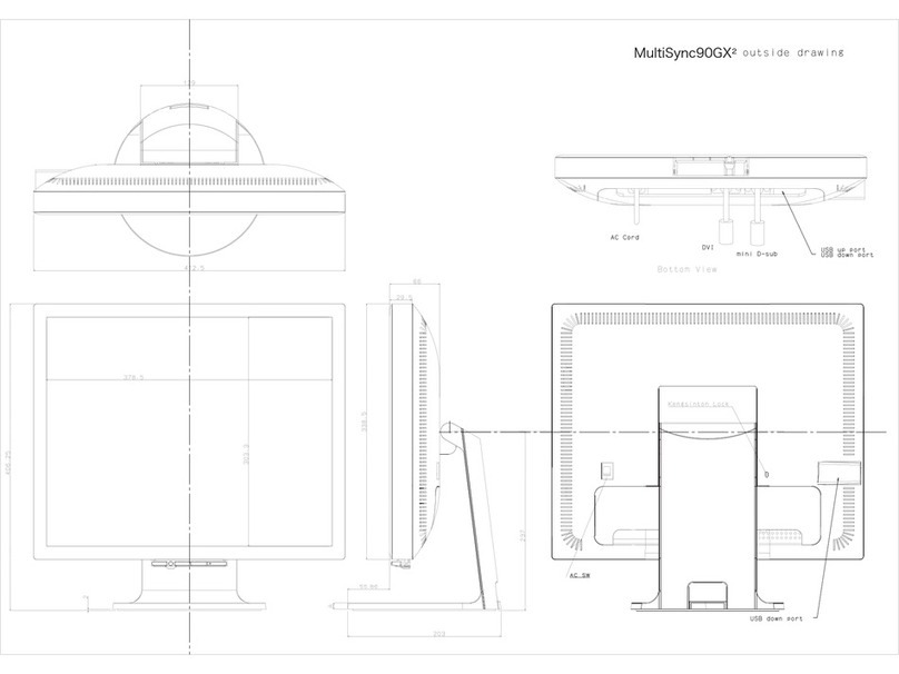 NEC 90GX2 - MultiSync - 19" LCD Monitor User manual