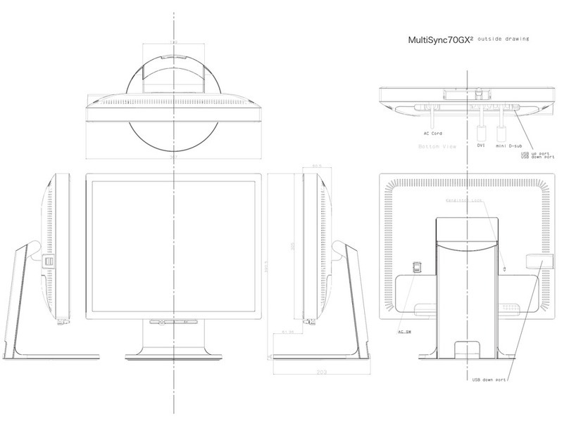 NEC 70GX2 - MultiSync - 17" LCD Monitor Guide