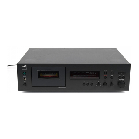 NAD 613 User manual