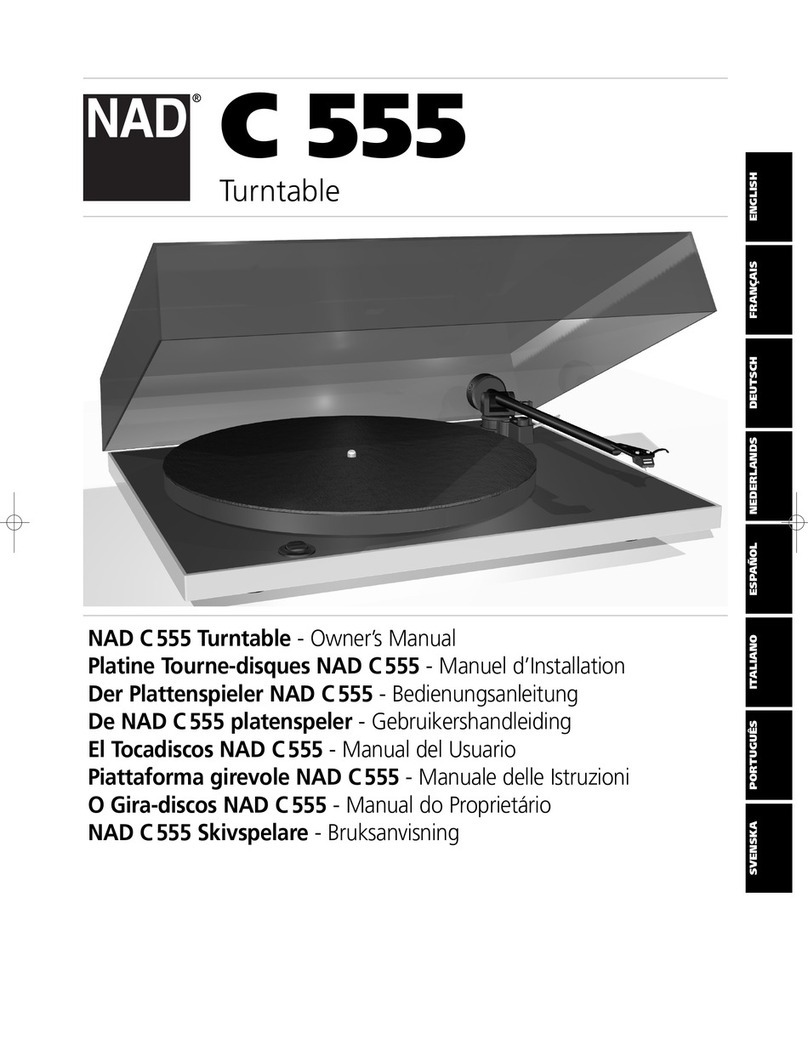 NAD C555 owner's manual
