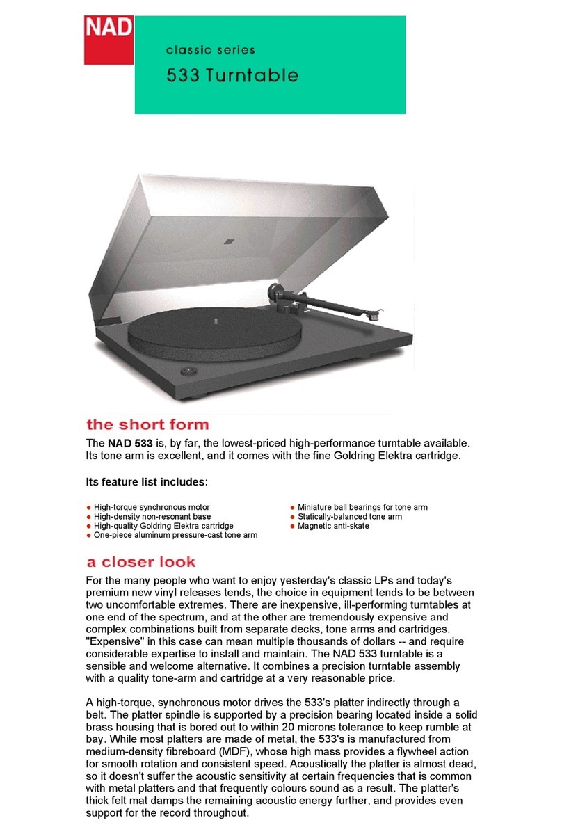 NAD 533 Instructions for use
