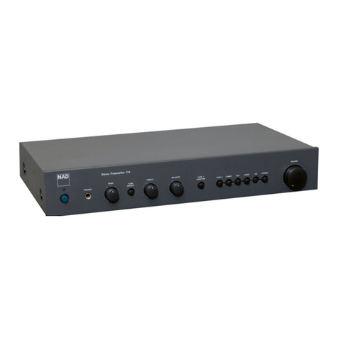 NAD 114 User manual