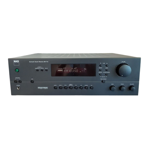 NAD 713 owner's manual