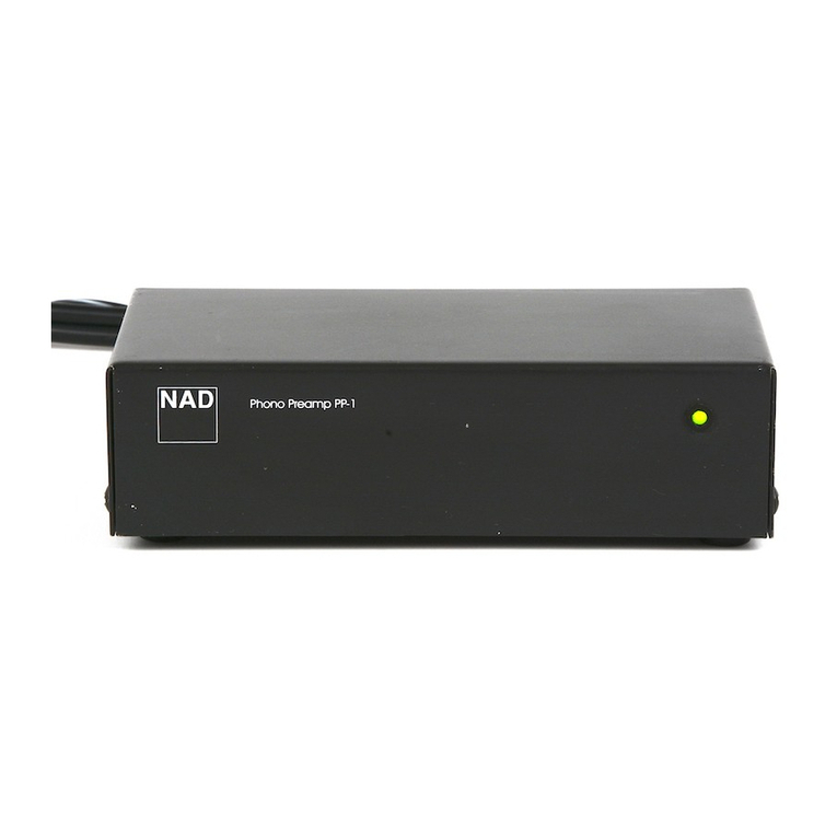 NAD PP-1 Installation and operation