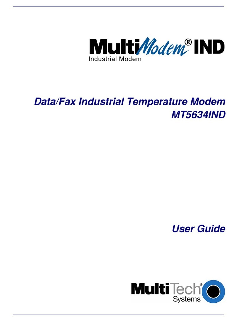 Multitech MultiModem IND MT5634IND user guide