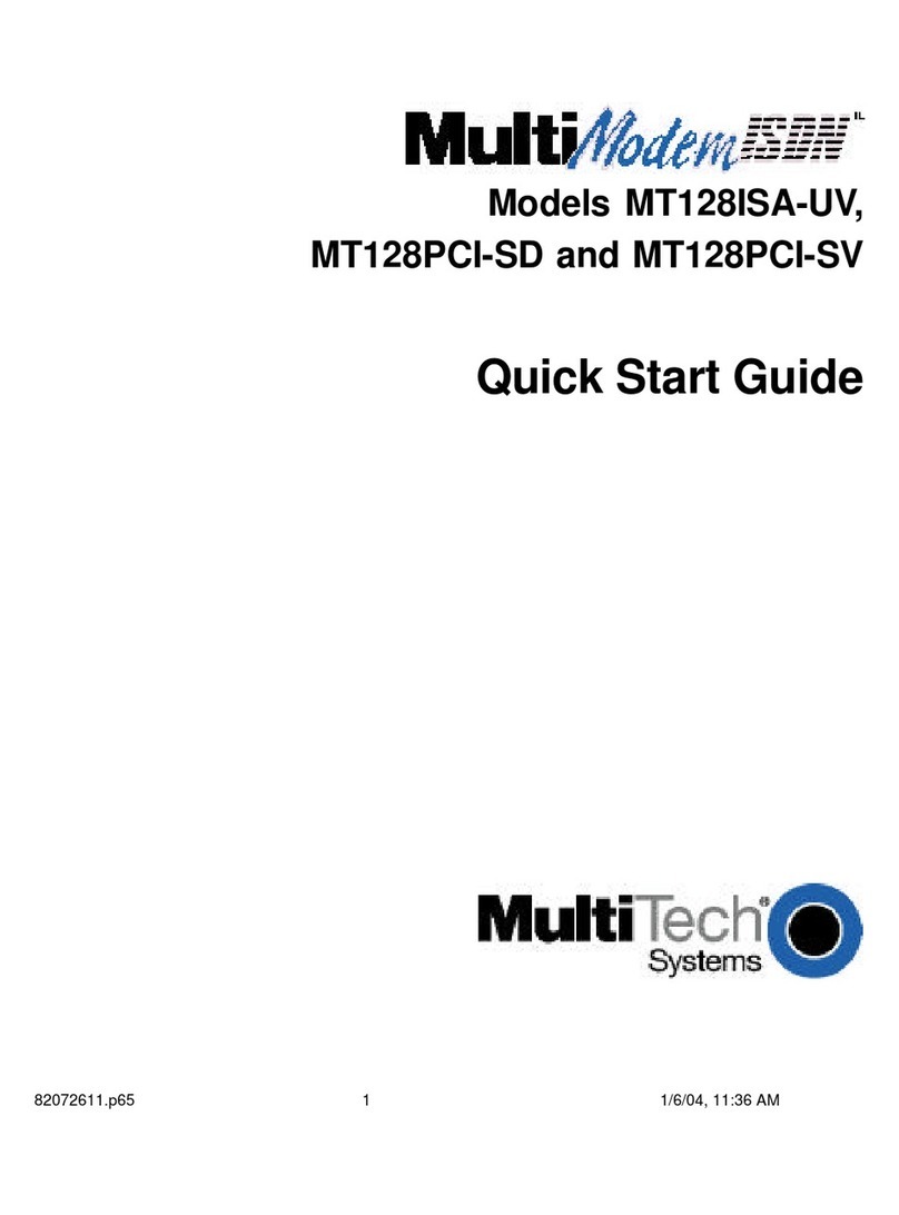 Multitech IWAY MT128ISA-UV User manual