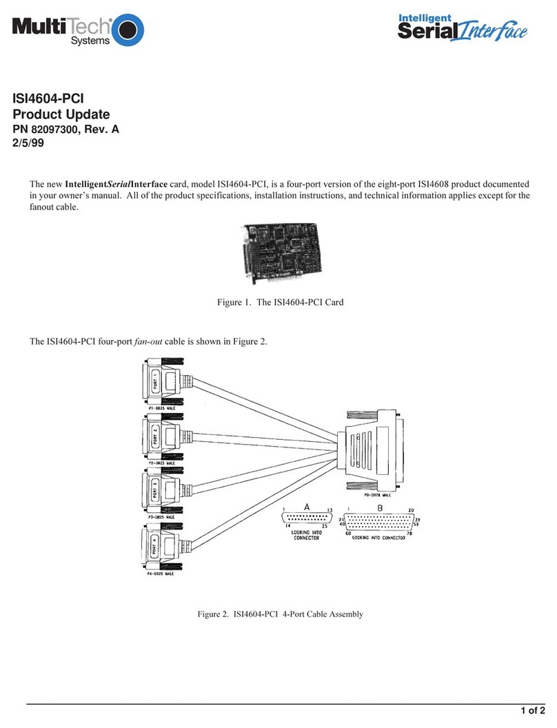 Multitech ISI4604-PCI Product update