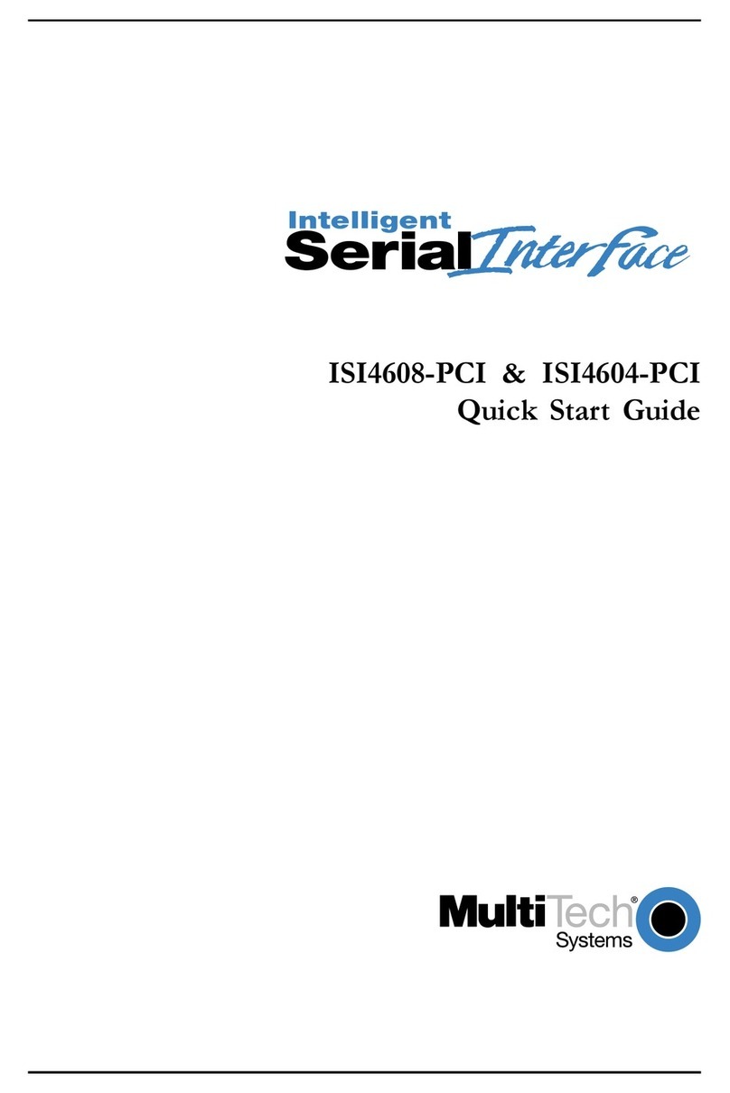 Multitech ISI4604-PCI quick start guide