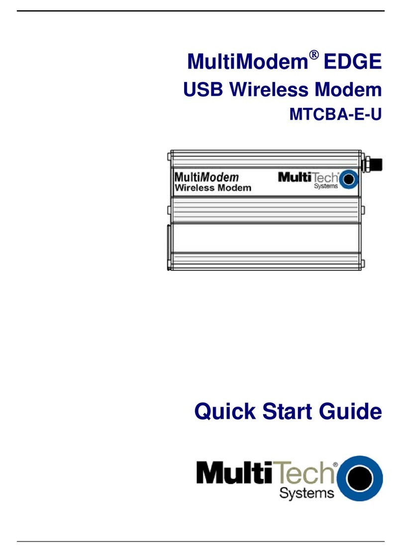 Multitech MTCBA-E-U User manual Multitech MTCBA-E-U User manual