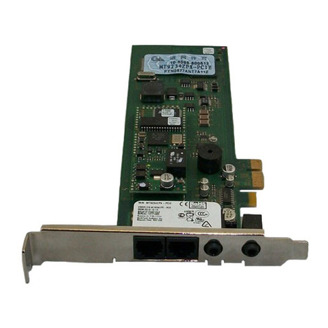 Multitech MultiModem MT9234ZPX-PCIE User manual