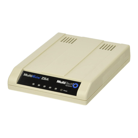 Multitech MultiModem ZBA MT9234ZBA User manual Multitech MultiModem ZBA MT9234ZBA User manual