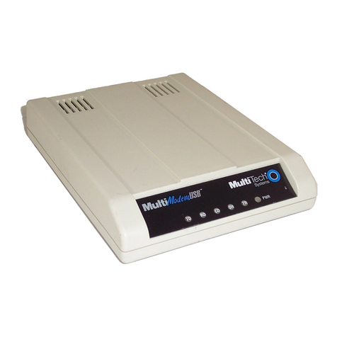 Multitech MultiModem ZBA USB MT5634ZBA-USB User manual
