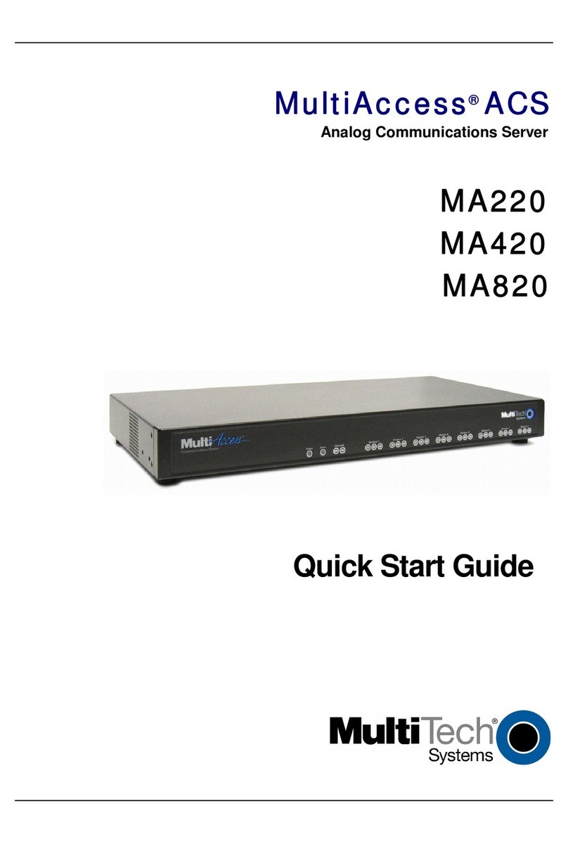 Multitech MultiAccess MA220 User manual