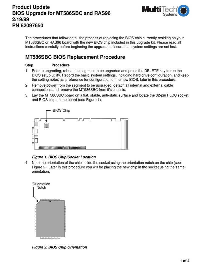 Multitech CommPlete RAS96 Upgrade guide