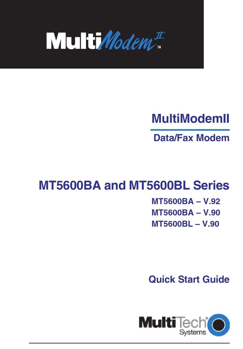 Multitech MultiModem II MT5600BA-V.90 User manual Multitech MultiModem II MT5600BA-V.90 User manual