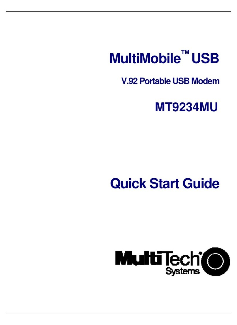 Multitech MultiMobile MT9234MU User manual Multitech MultiMobile MT9234MU User manual