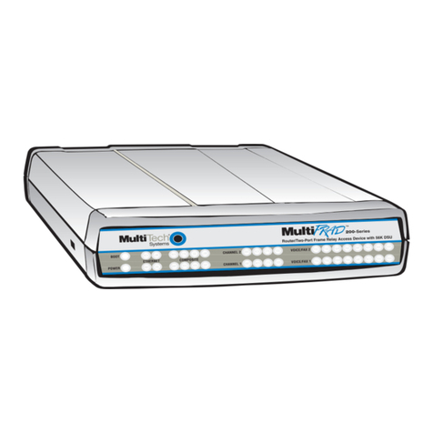Multitech MultiFRAD FR221 User manual