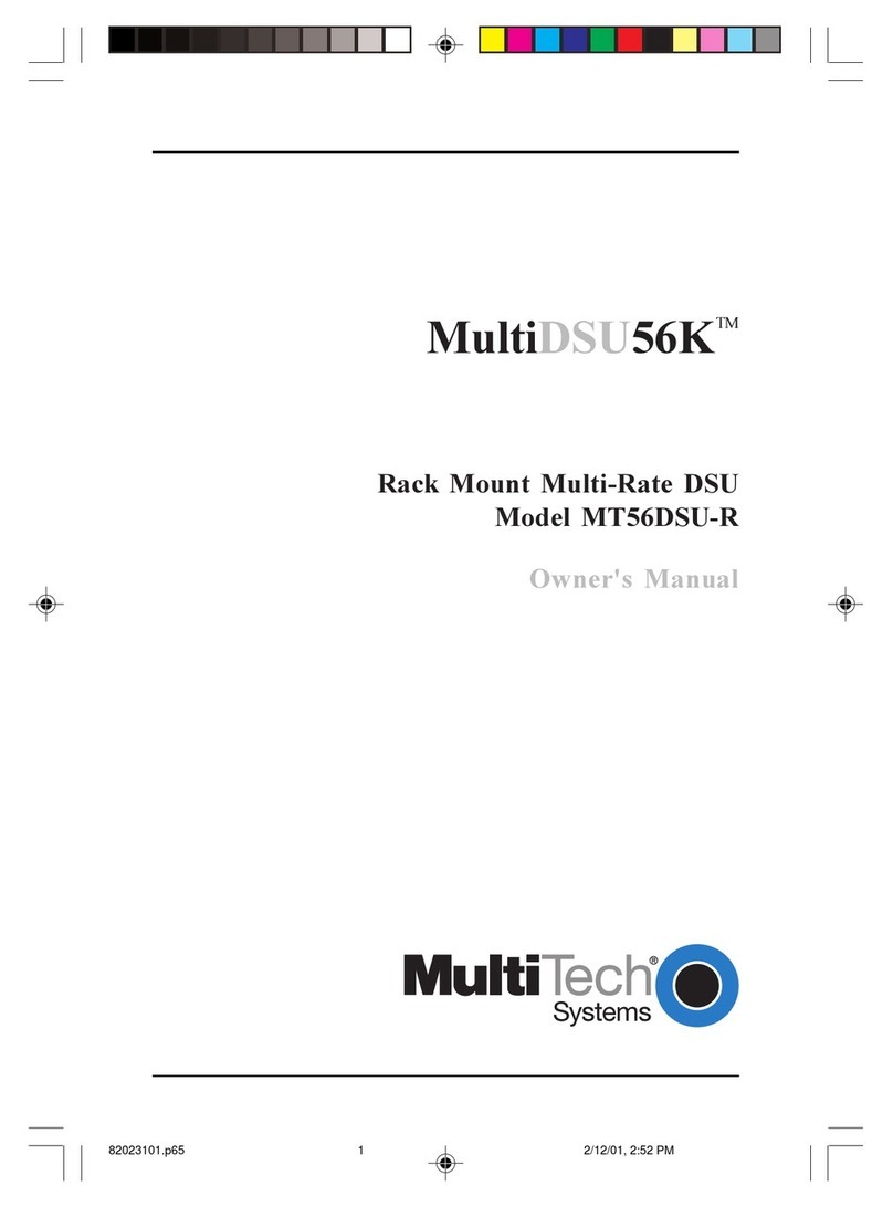 Multitech MT56DSU-R User manual