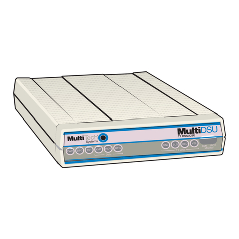 Multitech MultiDSU MTT1DSU User manual