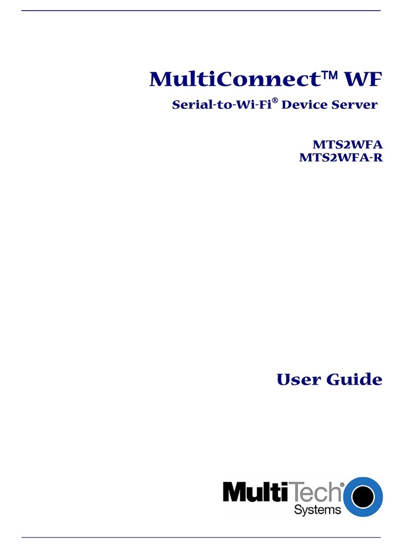 Multitech MultiConnect WF MTS2WFA User manual