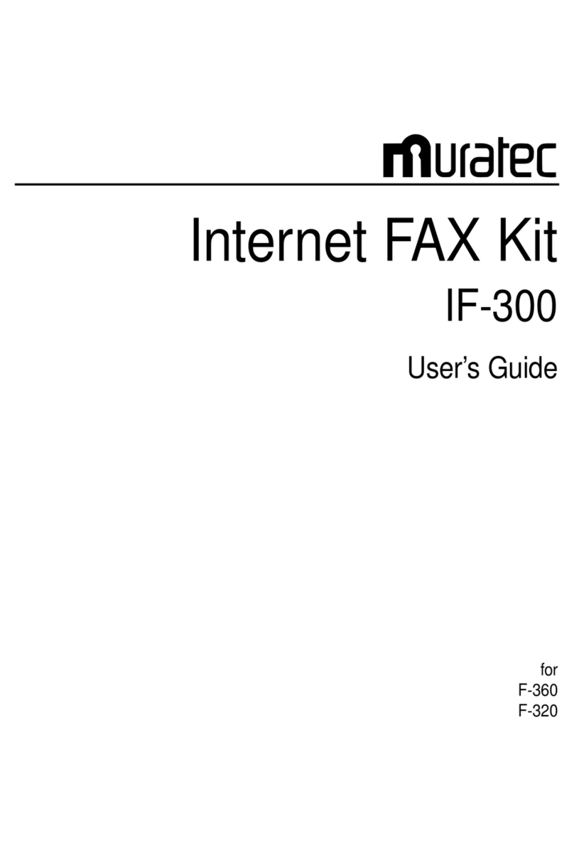 Muratec F-320 User manual