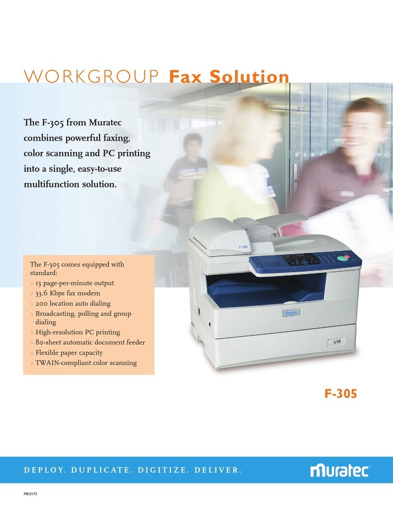Muratec F-305 Specifications