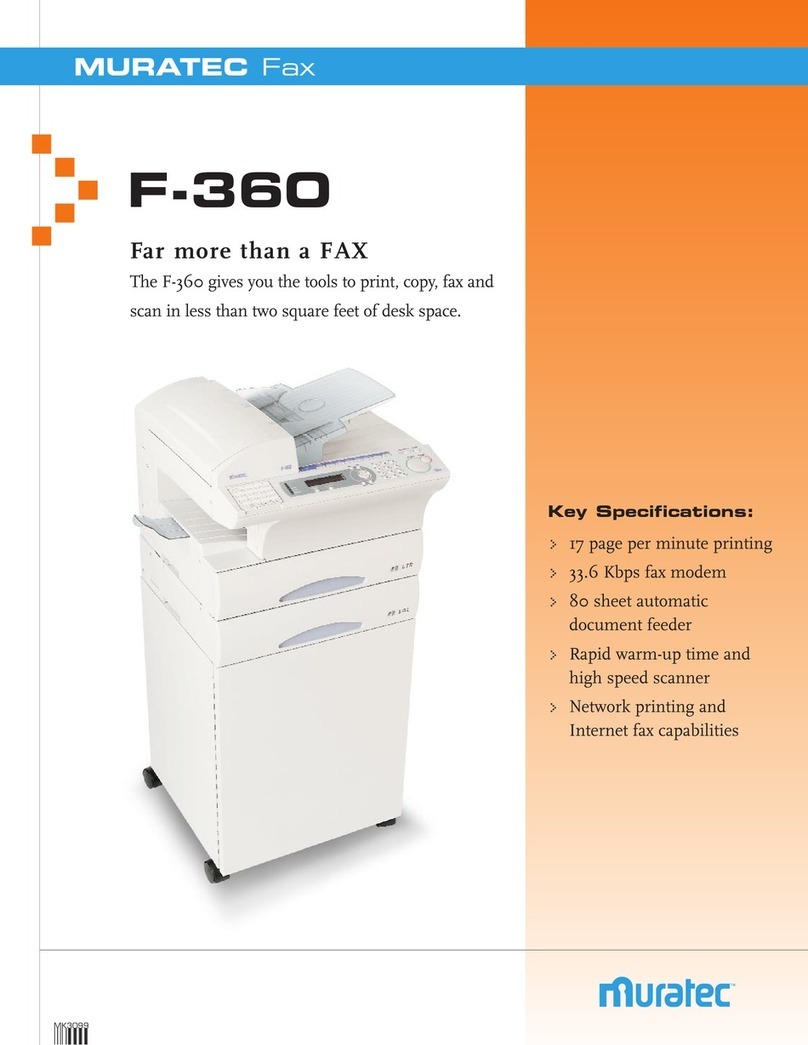 Muratec F-360 Specifications